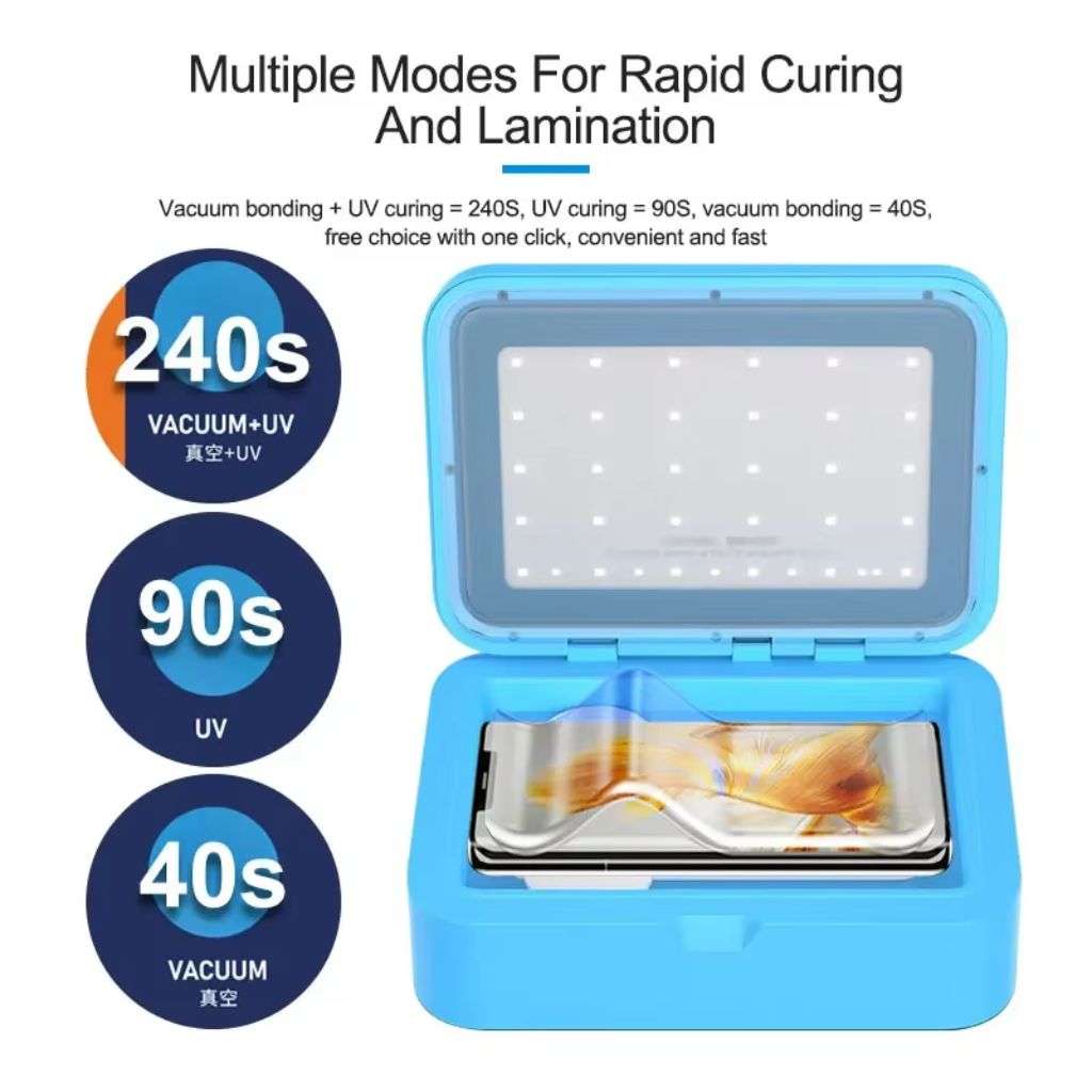 Sunshine S-918B SE Smart Vacuum UV Screen Protector Machine - 30 LED Beads, 365+395nm
