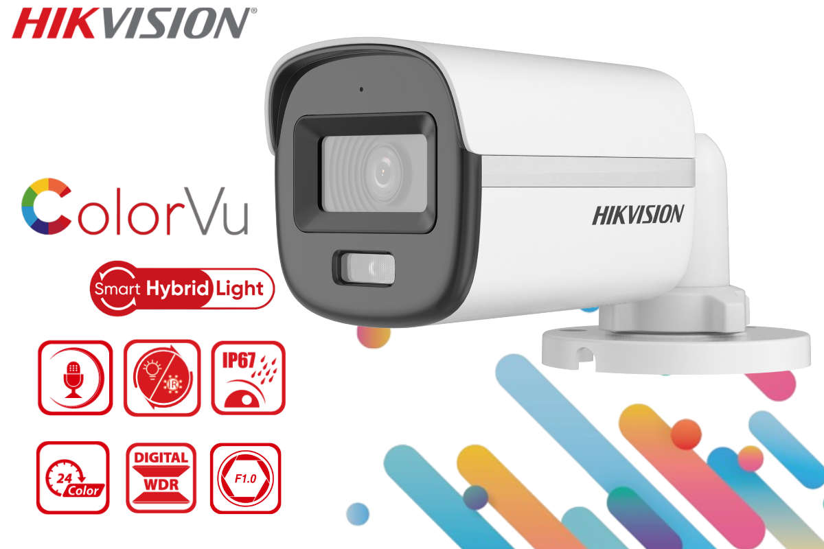 Hikvision 8CH ColorVu CCTV Kit with 1TB HDD and Zatech RG59 Cable roll