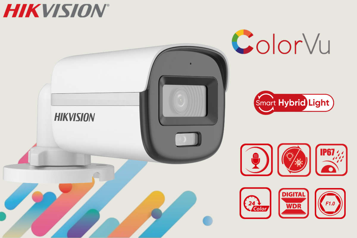 Hikvision 4-Ch ColorVu CCTV Kit with 1TB eSSD DVR & Zatech RG59 Cable Roll