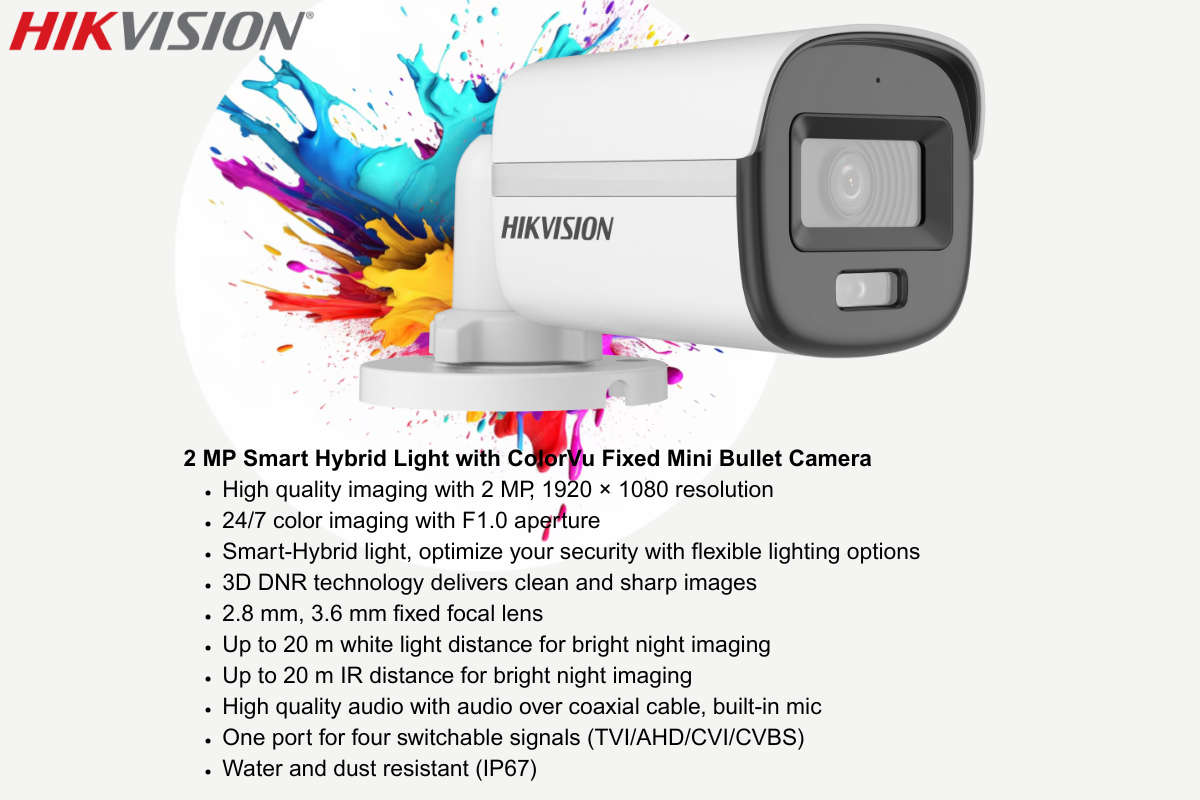 Hikvision 16CH ColorVu CCTV Kit with Zatech Junction Boxes & Cable Rolls