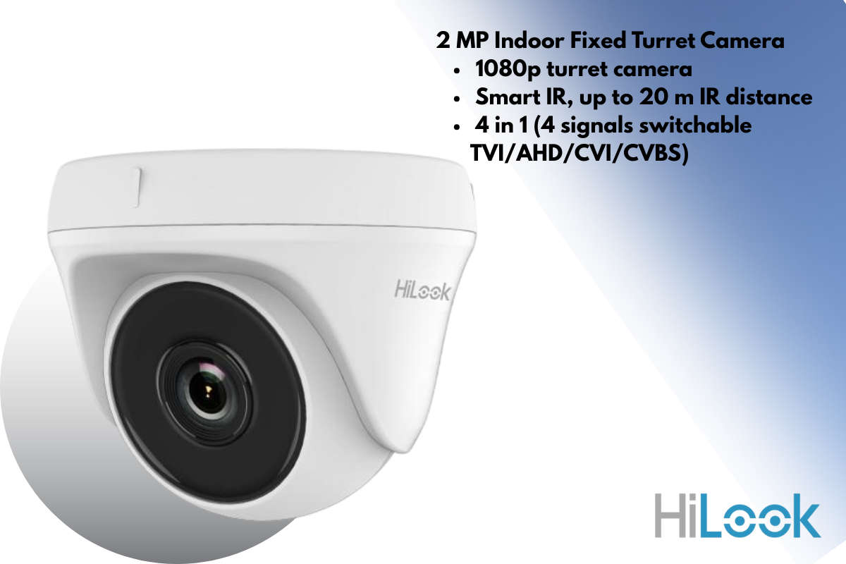 Hilook 16CH Dome Camera CCTV Kit With Zatech ready Cables, Junction Boxes