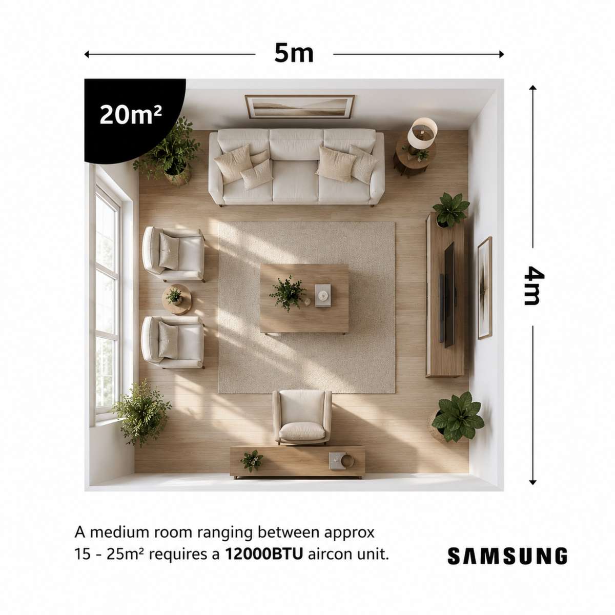 Samsung AR40 12000 BTU Digital Inverter Split Air Conditioner - R32