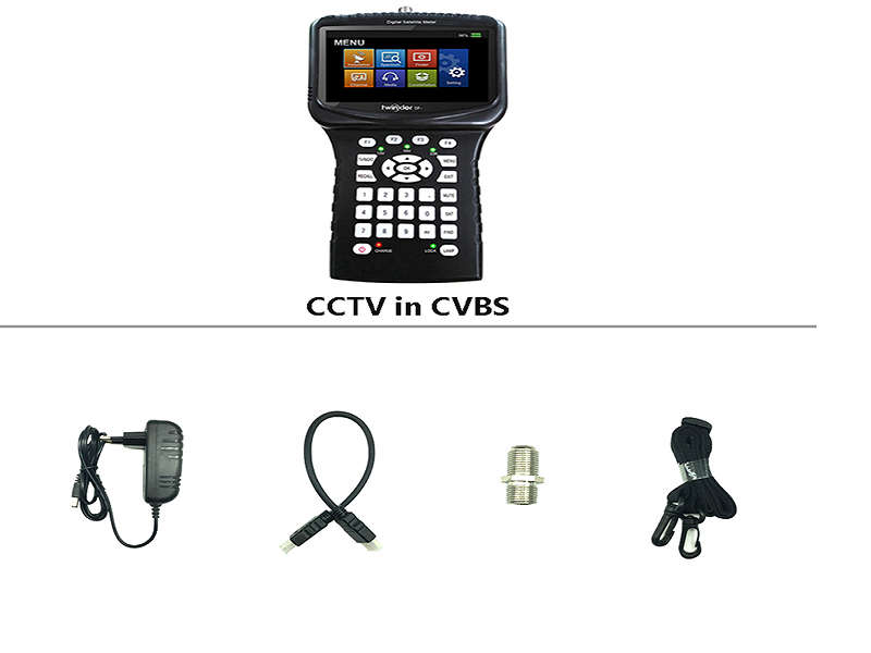 Twinkler SF-620S Digital Satellite Finder Meter - DVB-S2, 4.3" LCD, 1080p HD