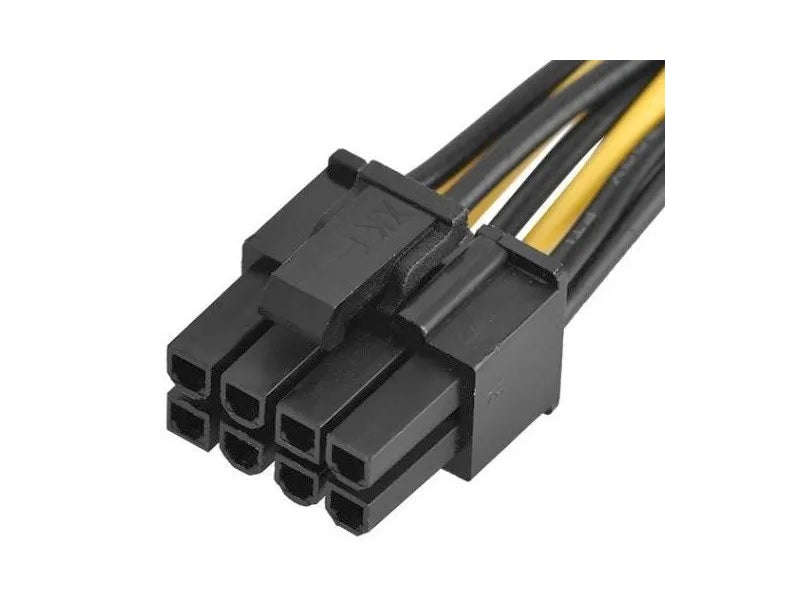 SATA Power Cable 8-Pin Male to 8-Pin Female - 20cm Extension