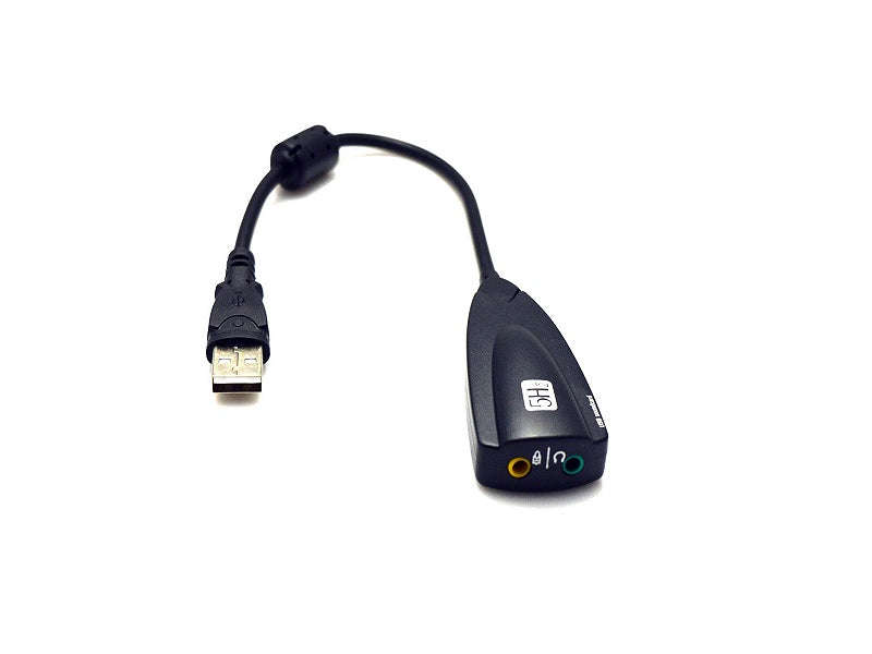 USB 7.1 External Sound Card 5HV2 - Virtual 12-Channel Audio Adapter, CM108