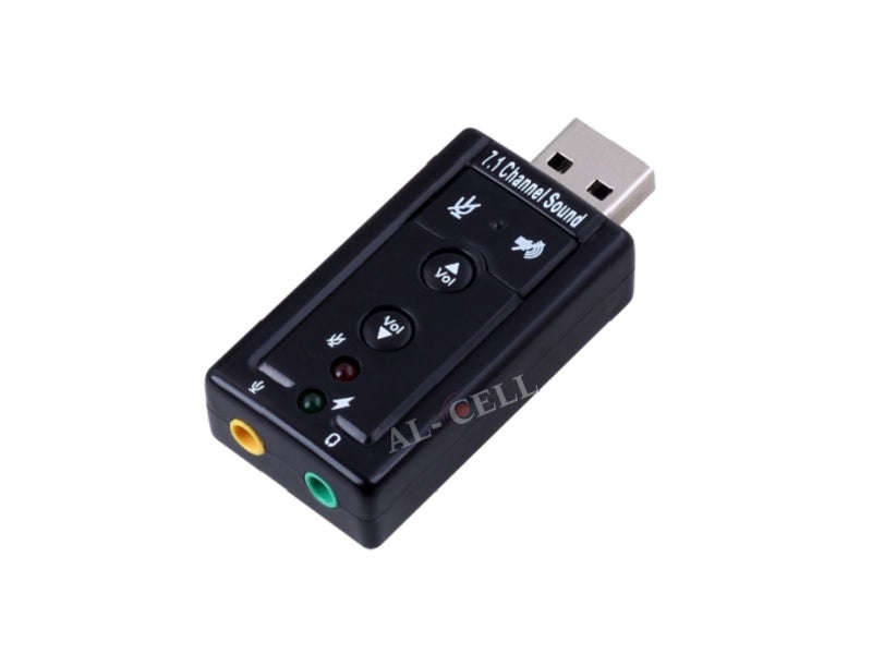 USB 7.1 Sound Card - External Virtual 7.1 Channel Audio Adapter, USB 2.0
