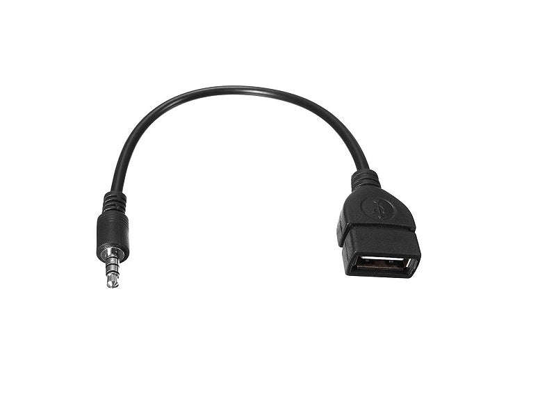 ZATECH USB Female to 3.5mm Stereo Audio Cable - 20cm Adapter, USB 2.0