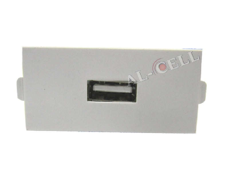 USB Female Wall Plate Socket over Cat6 - Keystone USB Extension for Structured Cabling