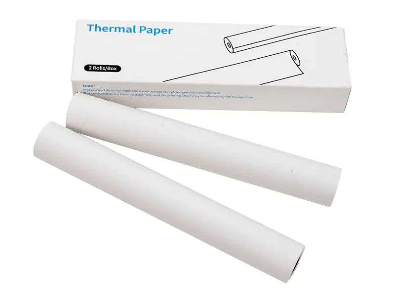 ZAPOS A4 Direct Thermal Paper Rolls - 210mm x 7m, 2-Pack (ZA-A4TP-2PACK)