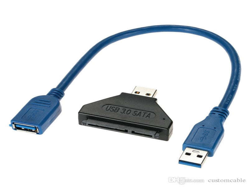 ZATECH USB 3.0 to SATA Converter - 2.5" & 3.5" HDD, 6 Gbps, Power Supply Included
