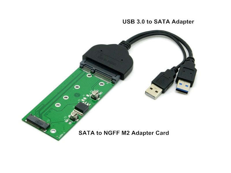 ZATECH USB 3.0 to SATA Converter - 2.5" & 3.5" HDD, 6 Gbps, Power Supply Included