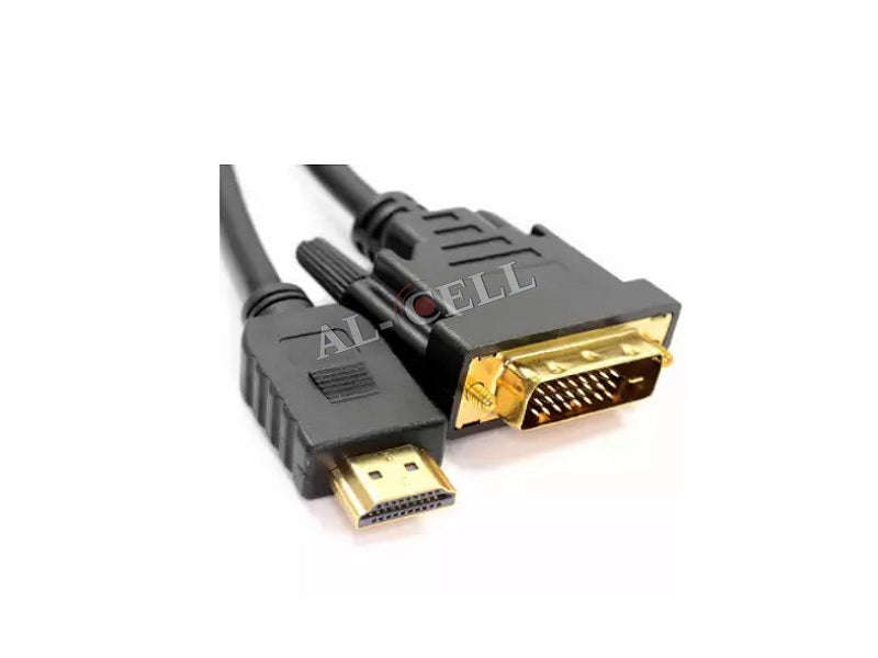 ZATECH HDMI to DVI Cable 1.5m - HDMI to DVI 24+1, 1080p, Gold Plated, Shielded