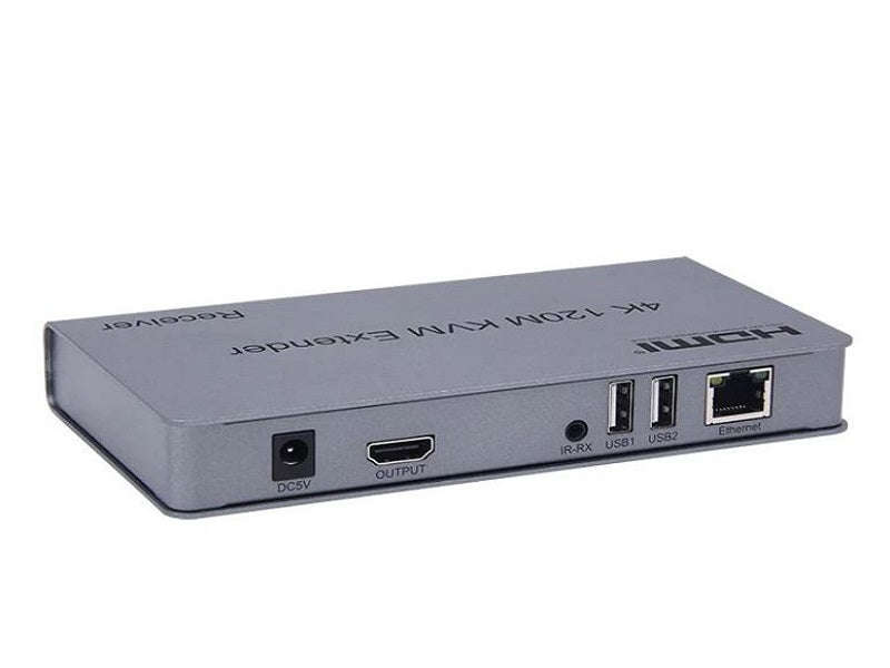 ZATECH HDMI KVM Extender 120m over CAT5e/6 - 4K 30Hz, IR, USB, Loop-Out