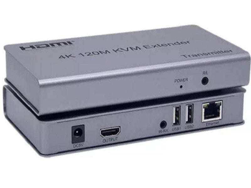 ZATECH HDMI KVM Extender 120m over CAT5e/6 - 4K 30Hz, IR, USB, Loop-Out