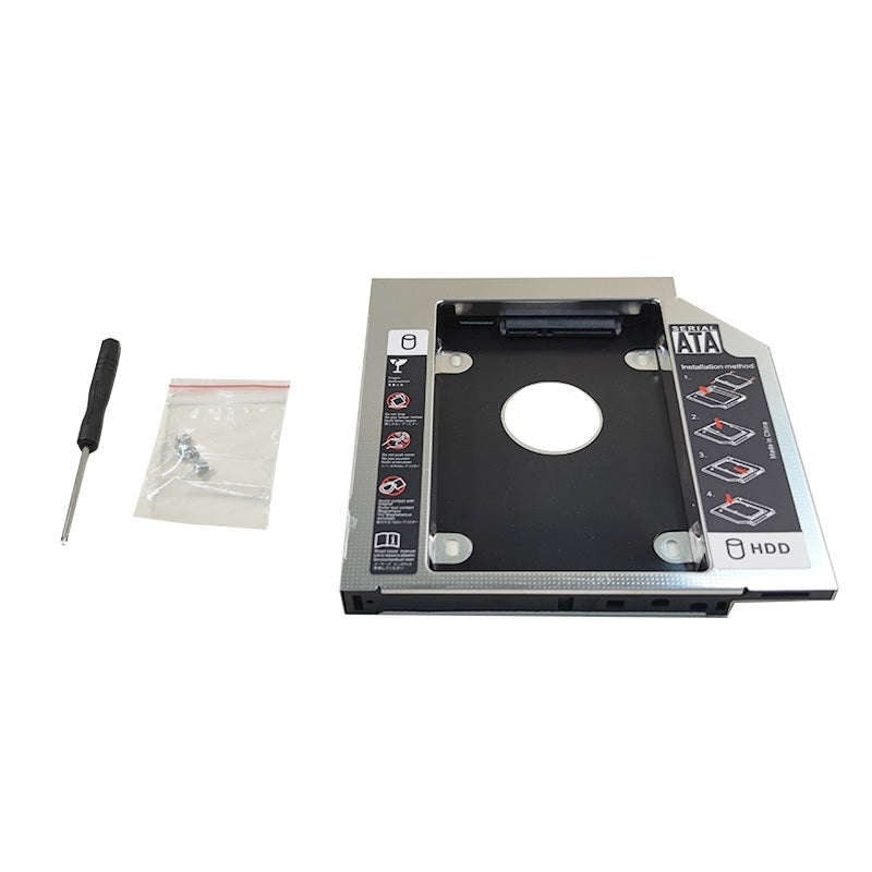 ZATECH Second HDD Caddy 12.7mm - 2.5\" SATA Laptop Optical Bay Adapter