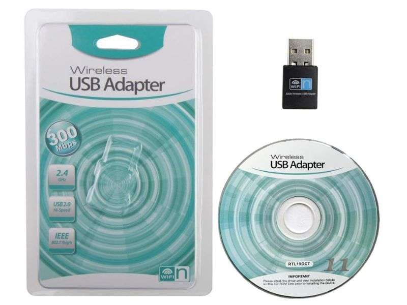 ZATECH USB 2.0 WiFi Adapter 600Mbps - 802.11n Wireless Dongle, MIMO, WPA2