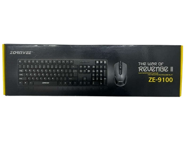 ZORNWEE Wired Keyboard & Mouse Combo USB