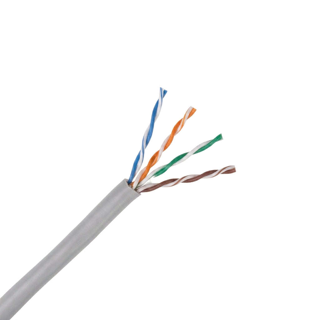 ZATECH CAT5 UTP Indoor Network Cable 500m Drum - 0.5mm, Grey