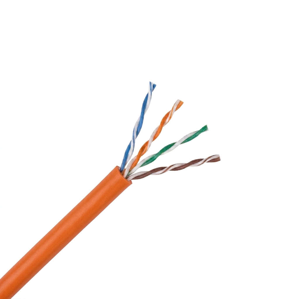 ZATECH CAT5 UTP Indoor Network Cable 500m Drum - 0.5mm, Orange