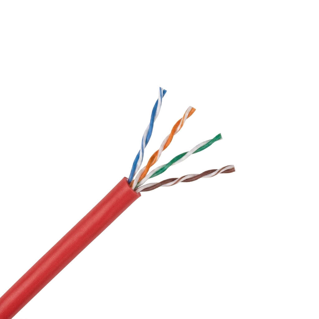 ZATECH CAT5 UTP Indoor Network Cable 500m Drum - 0.5mm, Red