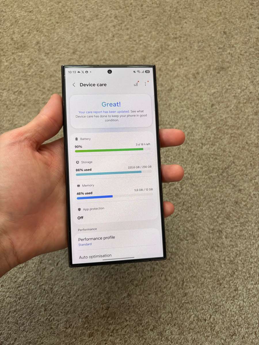Samsung S24 Ultra 256gb 12gb ram Dual sim good condition with cover