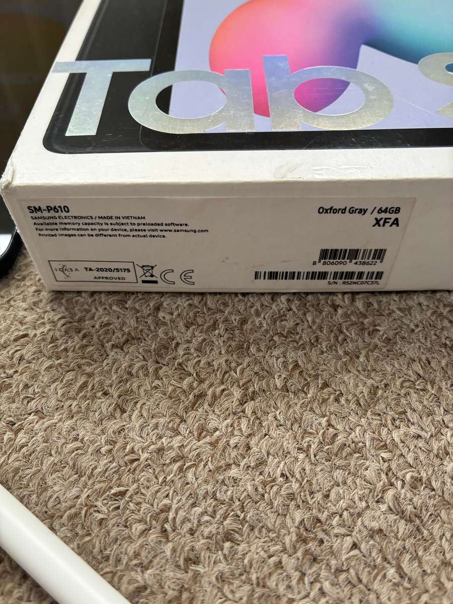Samsung Galaxy Tab S6 Lite (P613) 10.4 inch WIFI with box and S pen