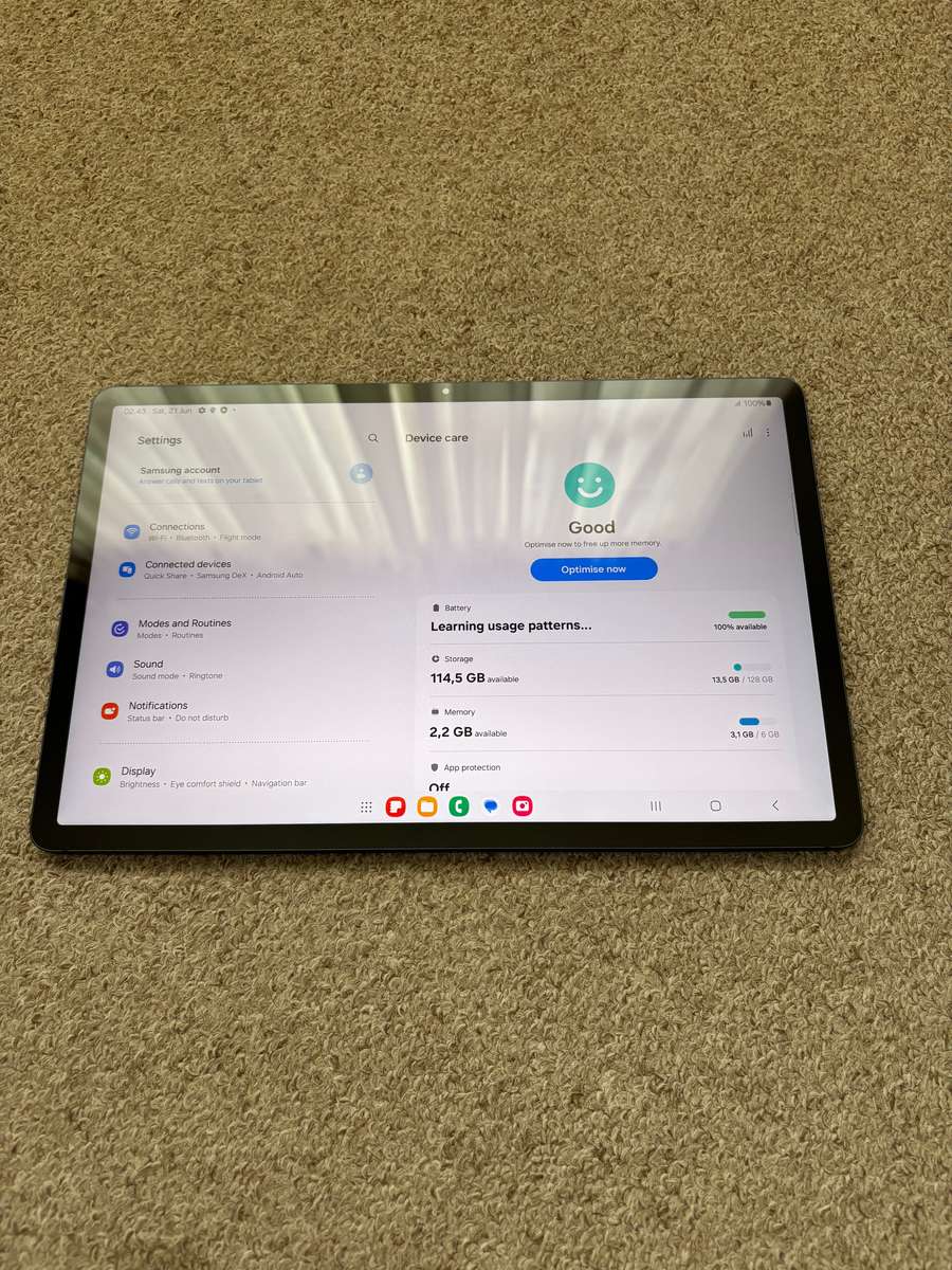 Samsung Galaxy Tab S7 FE 5G 128GB - Immaculate Condition (Tablet Only)