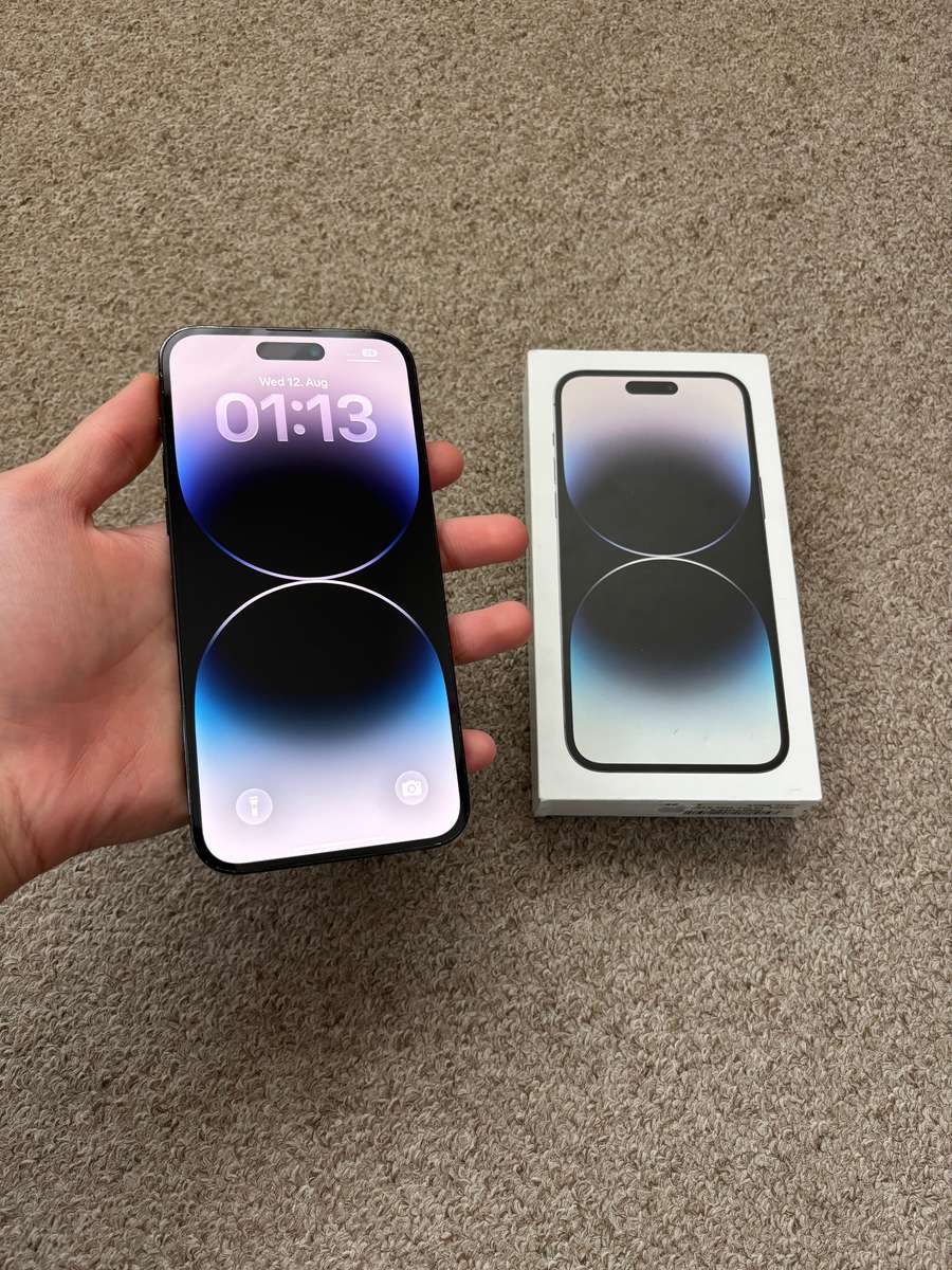 Iphone 14 Pro Max 512gb Dual sim good condition with box and cover