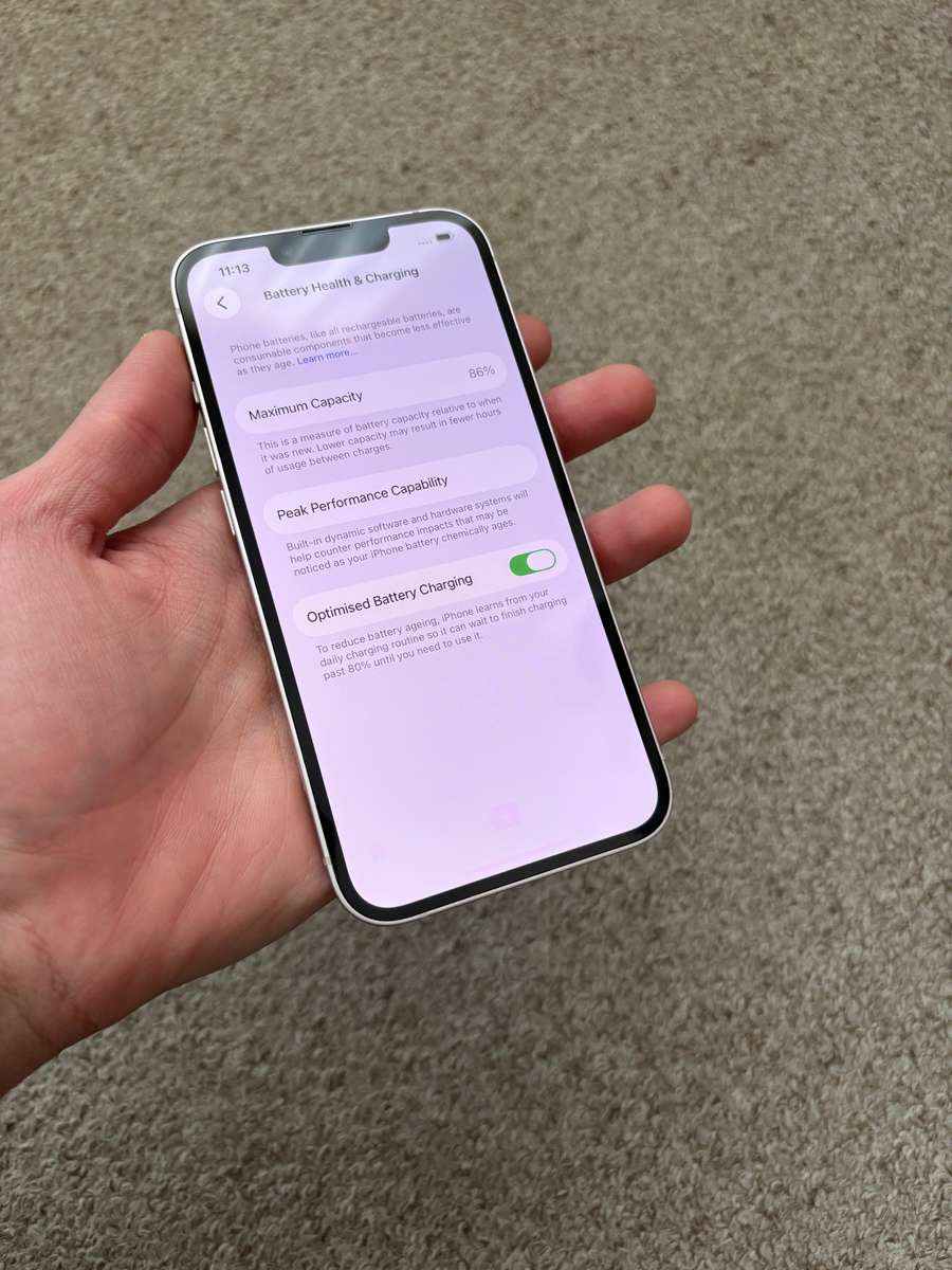 iPhone 13 Dual sim 128gb good condition with cover - Pink