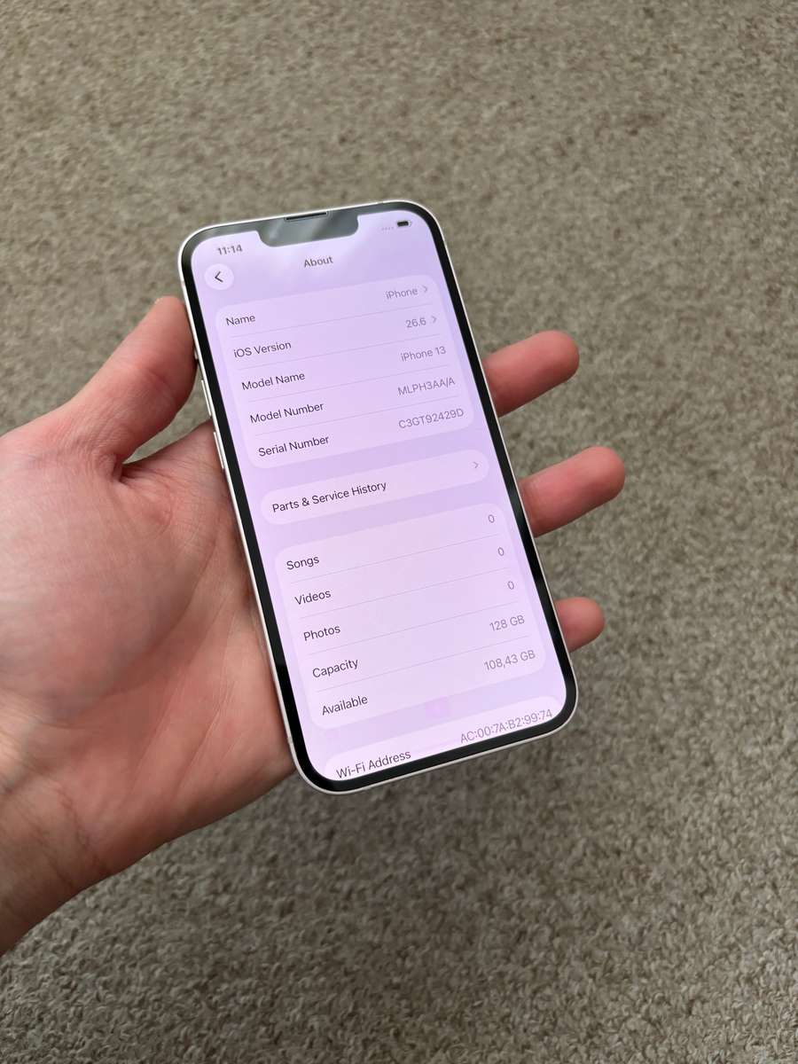 iPhone 13 Dual sim 128gb good condition with cover - Pink