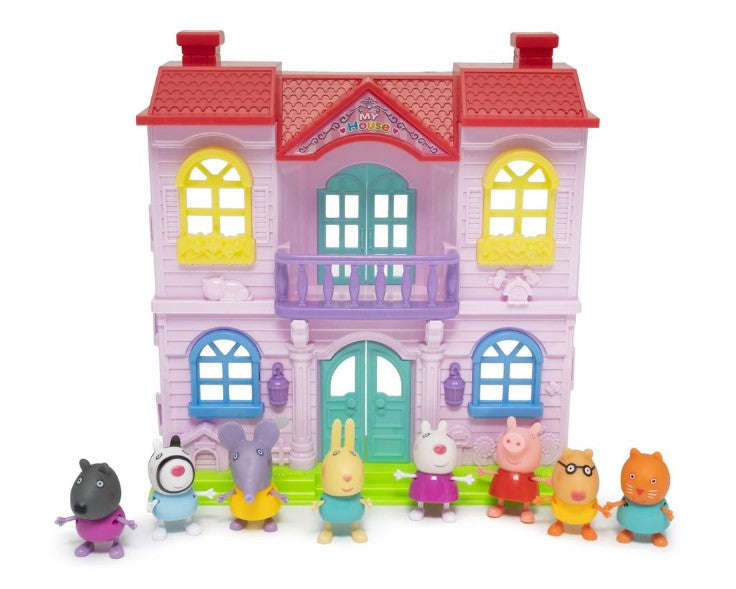 Peppa Pig Friends Playset - Large Villa
