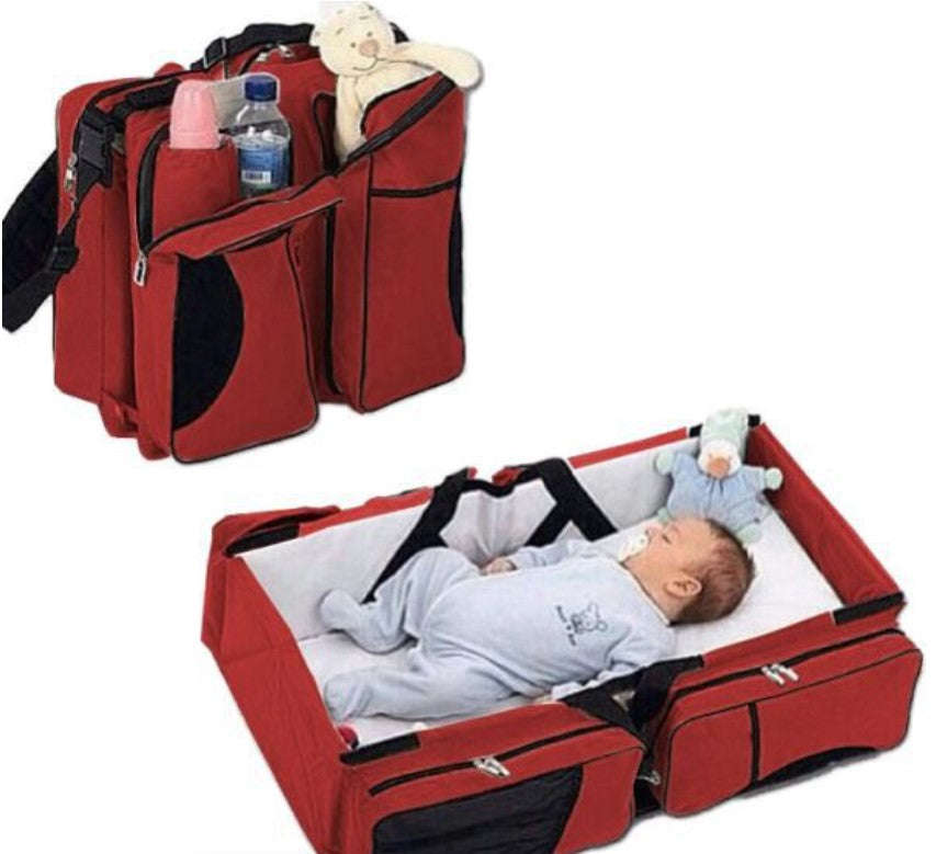 2 in 1 Travel Baby Bed & Bag