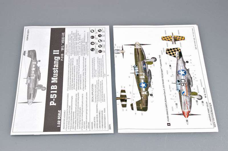 P-51 B Mustang - 1/32 Scale - Trumpeter - TRU02274