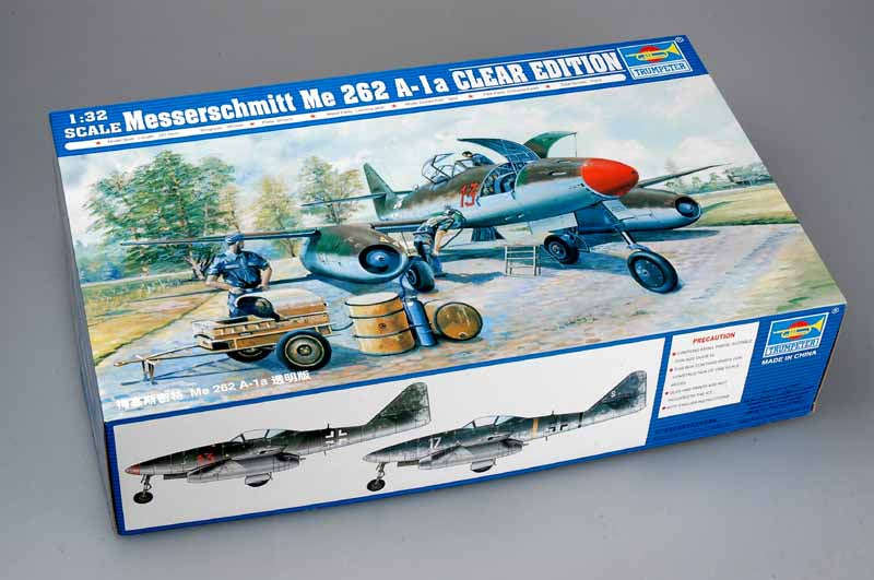 Messerschmitt ME262 A-1A Clear Version - 1/32 Scale - Trumpeter - TRU02261