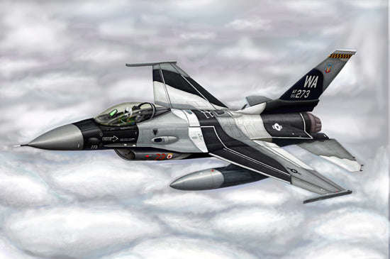 F-16A/C Fighting Falcon Block 15/30/32 - 1/144 Scale - Trumpeter - TRU03911