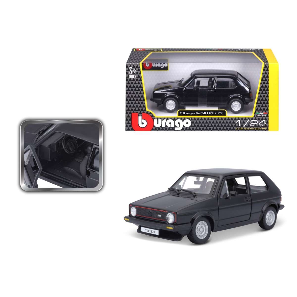 VW Golf Mk1 GTI 1979 1/24  Bburago 18-21089