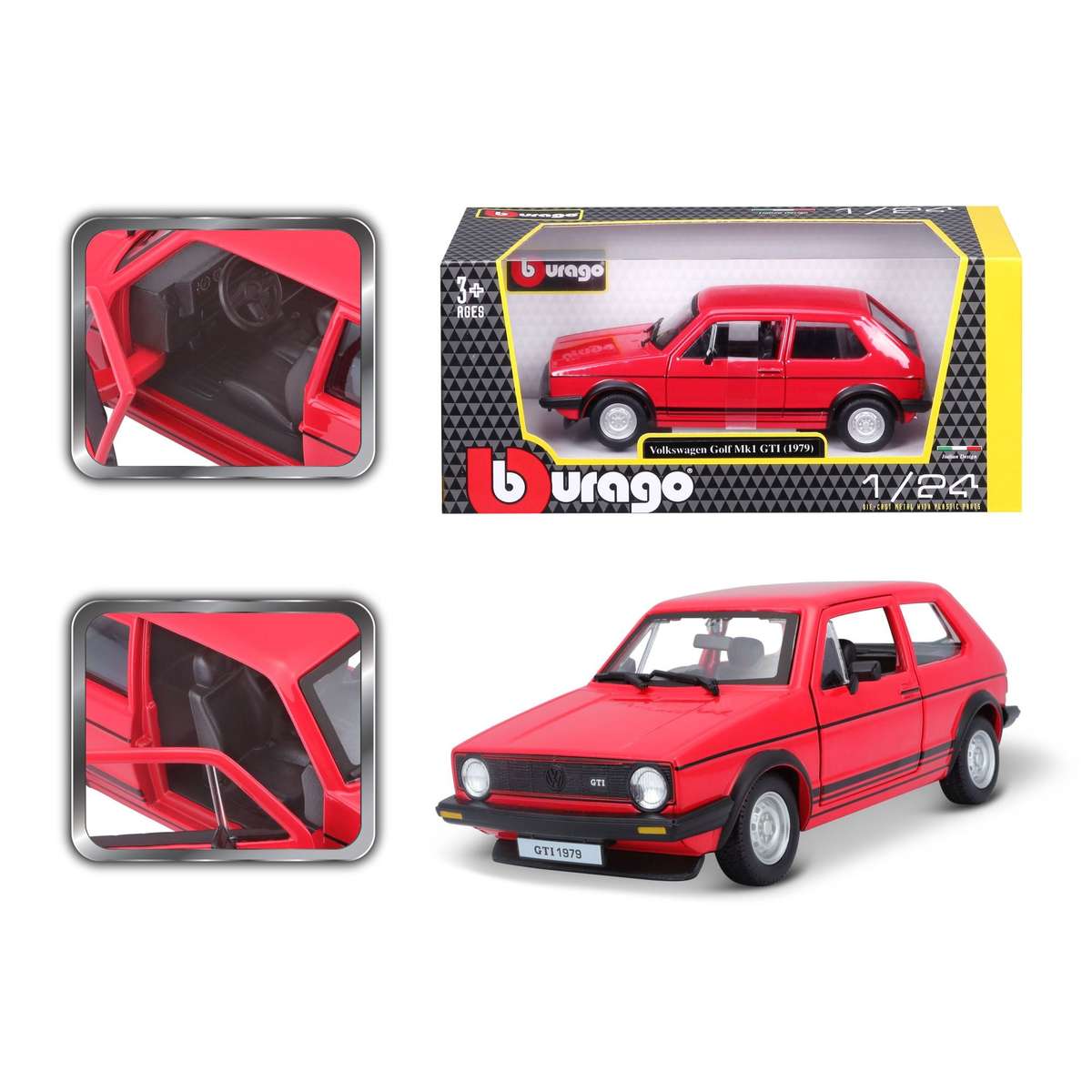 VW Golf Mk1 GTI 1979 1/24  Bburago 18-21089