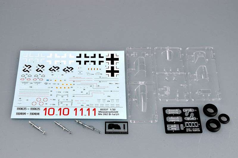 Messerschmitt ME262 B-1A/U1 - 1/32 Scale - Trumpeter - TRU02237