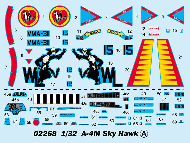A-4M Skyhawk - 1/32 Scale - Trumpeter - TRU02268