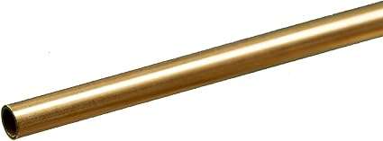 5/32" Brass Round Tube 12" .014" Wall 1 pcs - K&S - K&S8128