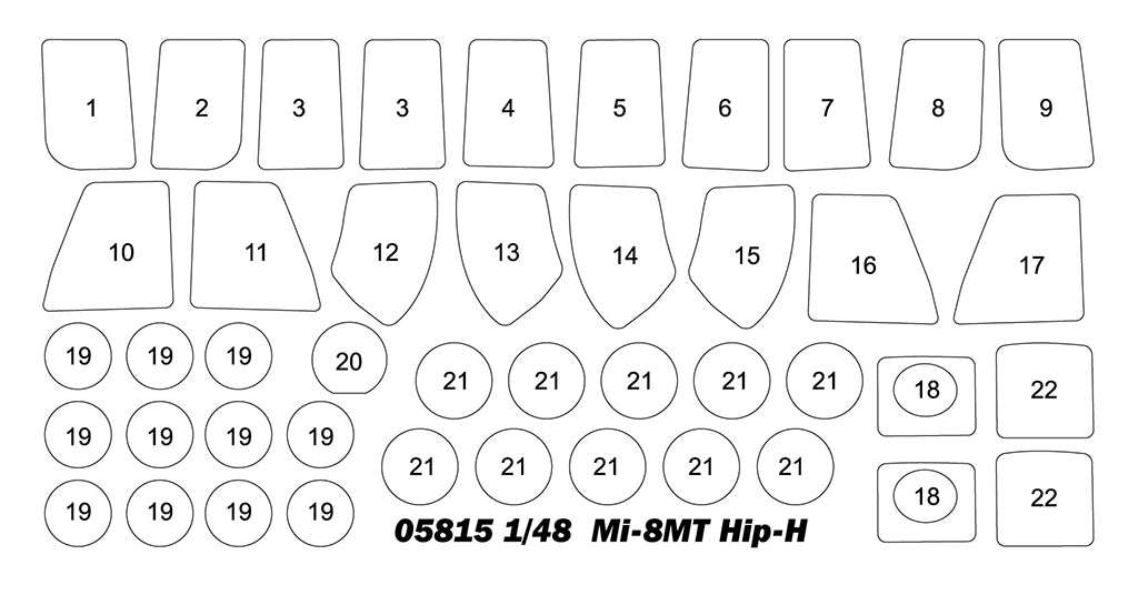 MI-17 HIP-H - 1/48 Scale - Trumpeter - TRU05814