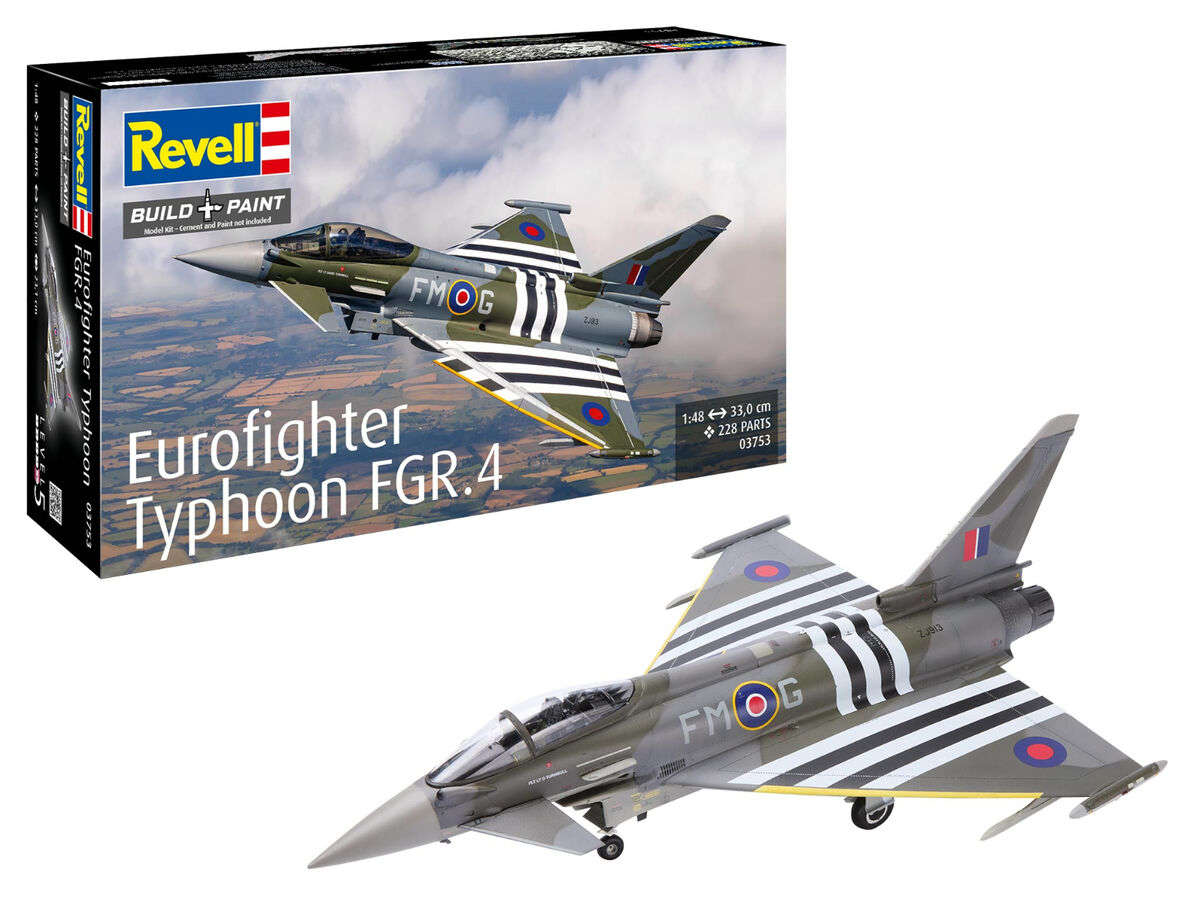 Eurofighter Typhoon FGR.4 - 1/48 Scale - Revell - REV03753