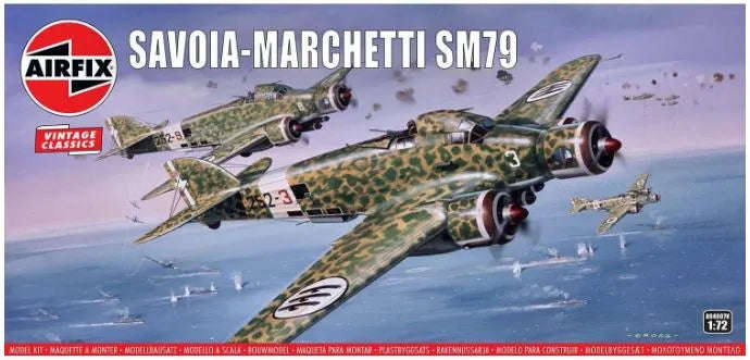 Savoia-Marchetti SM79 1/72 Scale Airfix A04007V