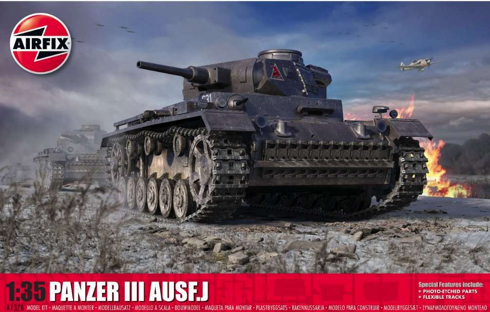 Panzer III Ausf.J 1/35 Scale Airfix A1378