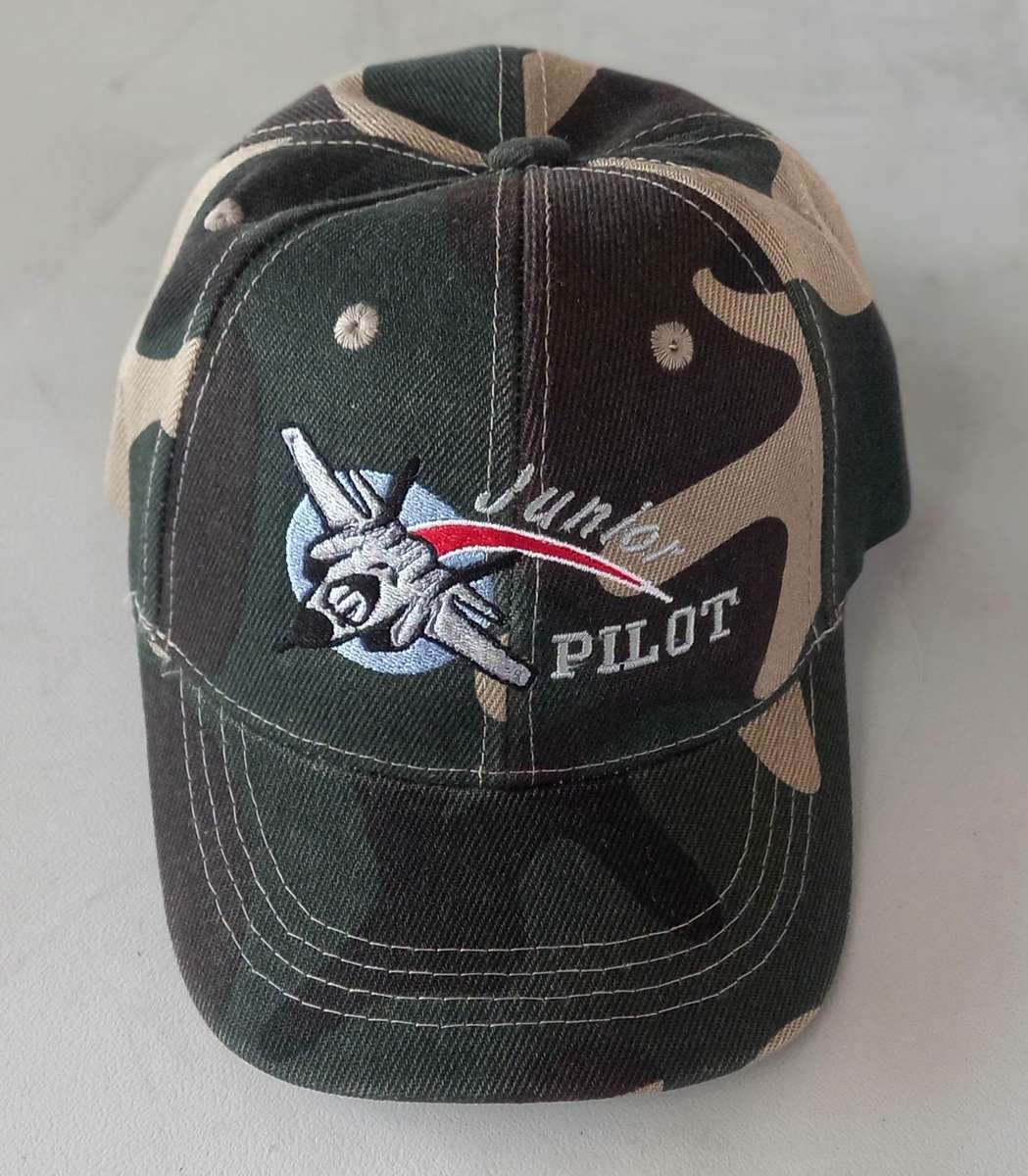 F-18 Hornet Junior Pilot Kiddies Cap Camo - CAP18