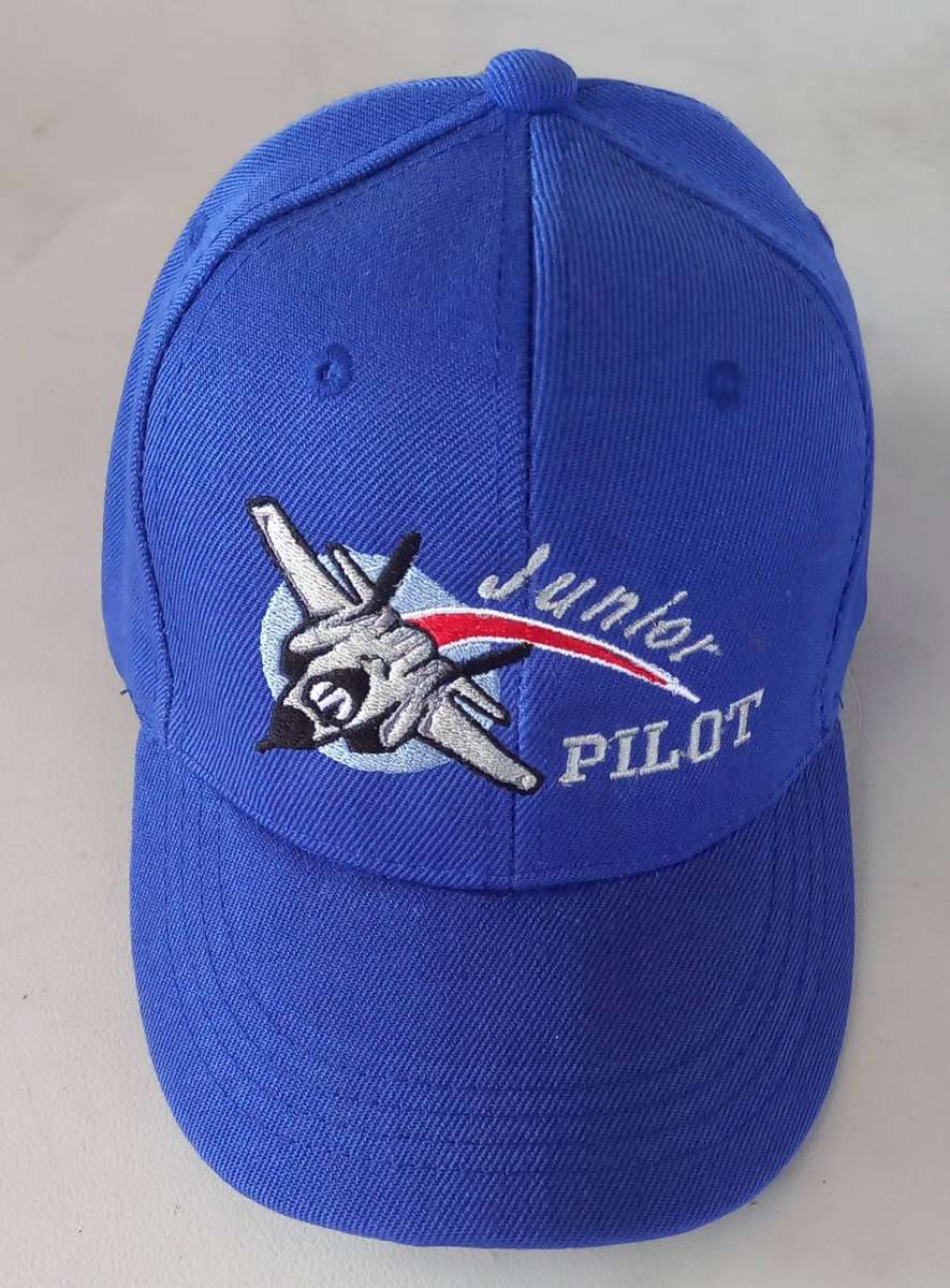F-18 Hornet Junior Pilot Kiddies Cap Blue - CAP23