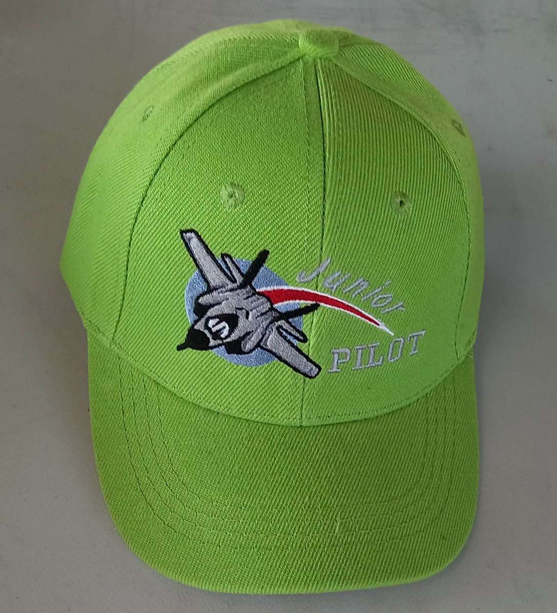 F-18 Hornet Junior Pilot Kiddies Cap Lime Green - CAP29