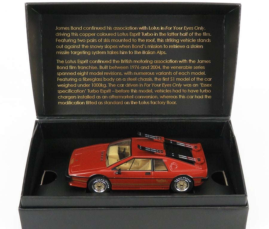 Lotus Esprit Turbo James Bond For your Eyes Only - 1/36 Scale Corgi CC04705