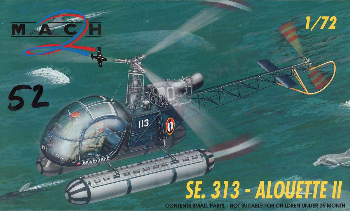 SE.313 Alouette II - 1/72 Scale Mach 2 GP.025