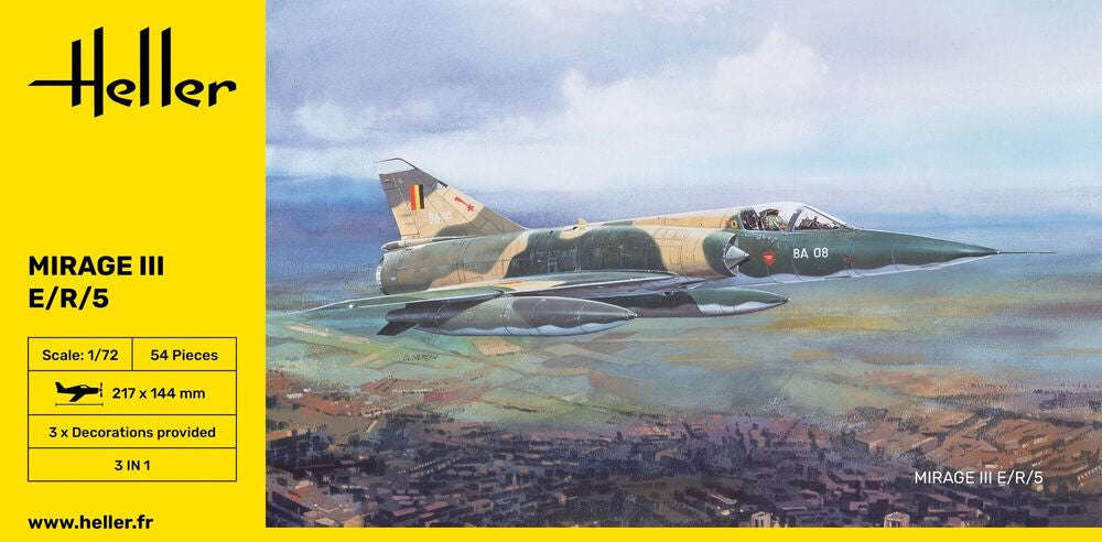 Dassault Mirage IIIE - 1/72 Scale Heller 80323